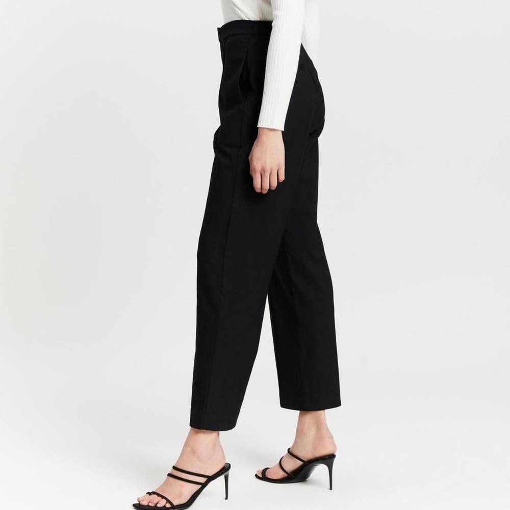 Atmos&here Dakota Straight Leg Black Dress Pants - Picture 2 of 4
